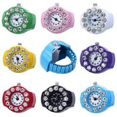 finger ring watch for women and mens