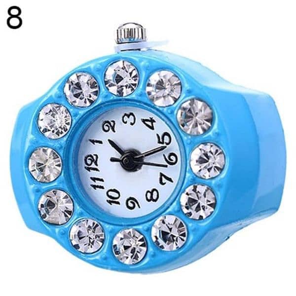 finger ring watch for women and mens 2