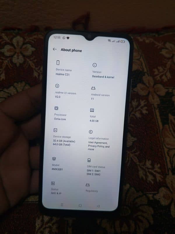 Realme C21 Only Mobile 4/64 5