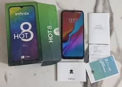 Infinix Hot 8 lite (2-32) 10/10 with box 0