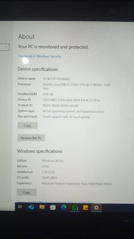 *Dell core i7 wondow 10pro touch panel with attractive display* 2