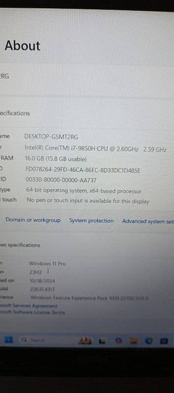 Dell 5401 laptop core i7 9th gen 1