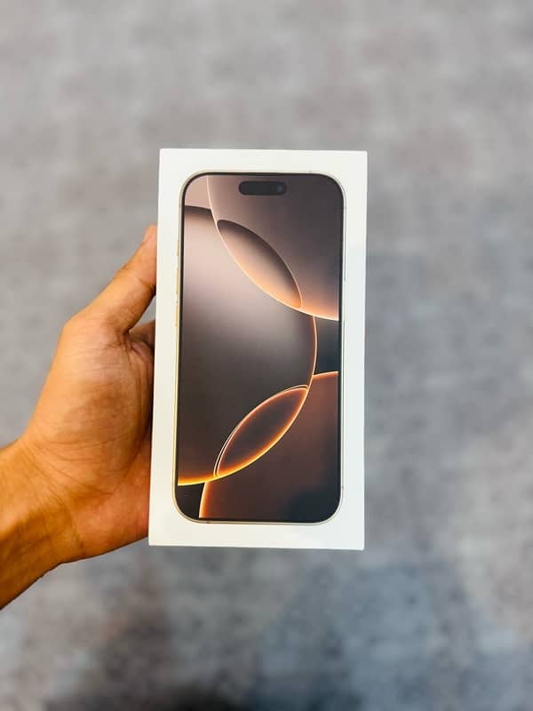 Iphone 16 pro 128gb (TRA) NON PTA 0