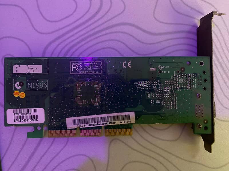 Nvidia GeForce GPU MS-8839 VGA 32MB APG 1