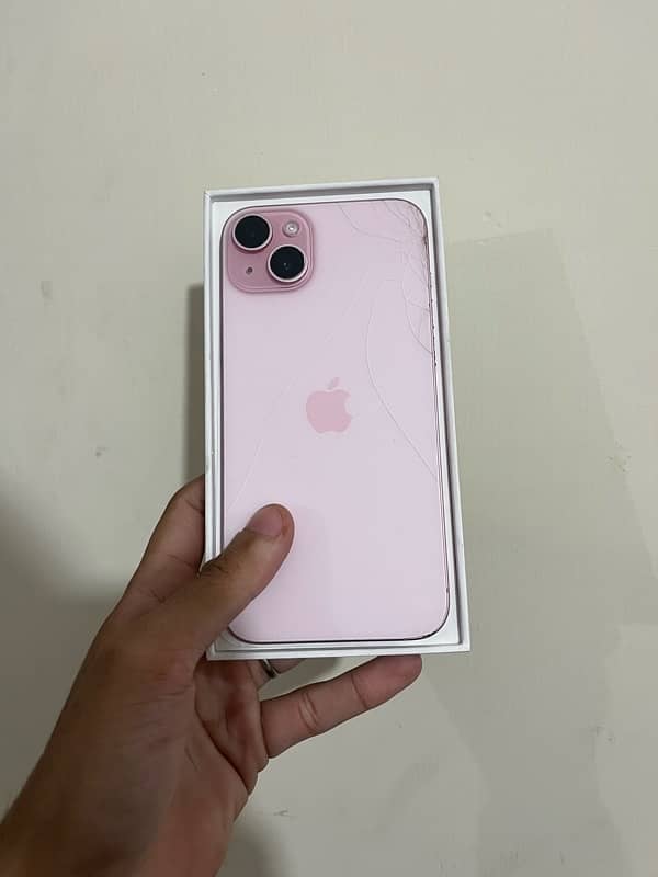 iphone 15 plus non pta pink colour Factory unlock 2