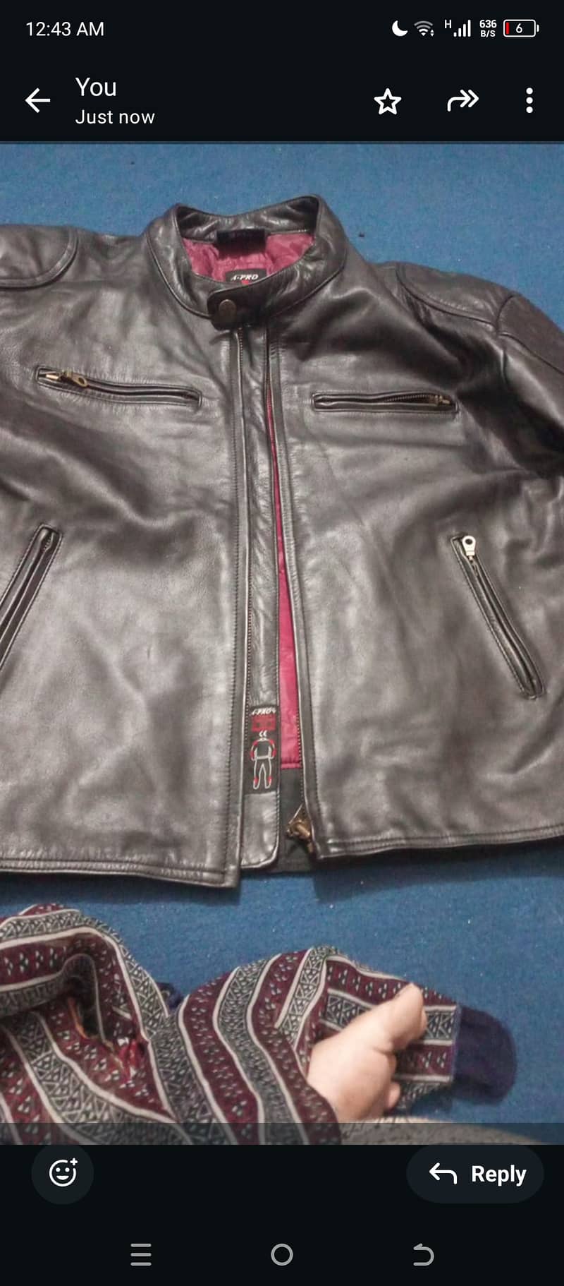 Leather jacket 100℅ leather 0