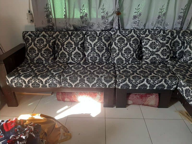 need to sell  L shape sofa 4