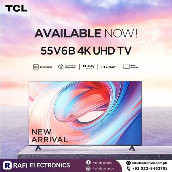 TCL LED 55” 4K 0