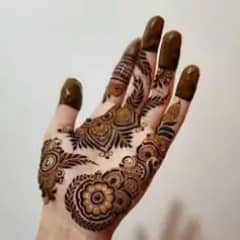 Mehandi art by Heena