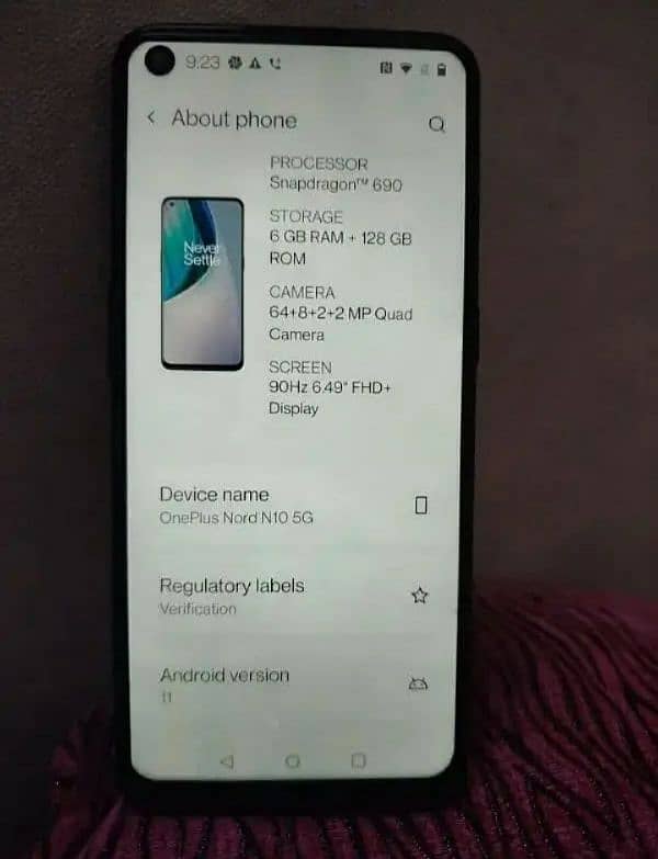 oneplus N10 5G 6/128 pta approved 0