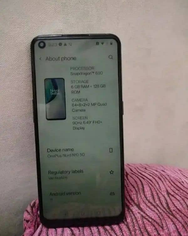 oneplus N10 5G 6/128 pta approved 4