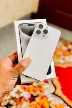 Iphone 15 pro Max 256gb Brand new JV White