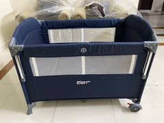 Baby cot for sell in dark blue colour