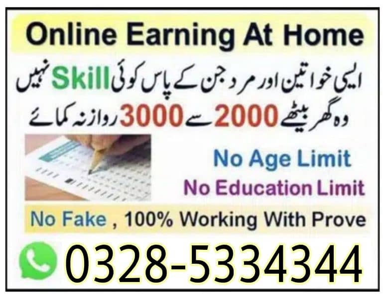 Online job/Part/full time/Student/teachers/House wife/job holders 0