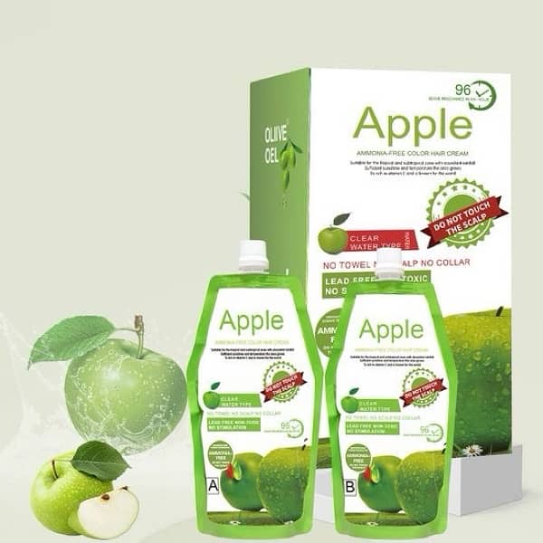 Apple Hair Dye/color (Amonia Free) 1