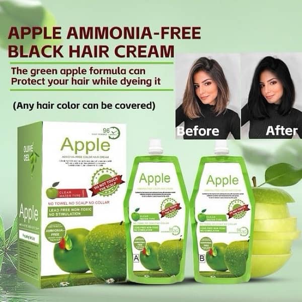 Apple Hair Dye/color (Amonia Free) 4