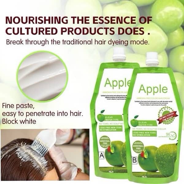 Apple Hair Dye/color (Amonia Free) 5