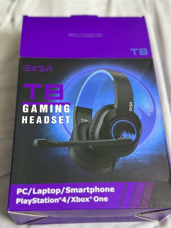 Eksa T8 Stereo Gaming headet for Pc, Mobile, Laptop, PS4, / PS5 3