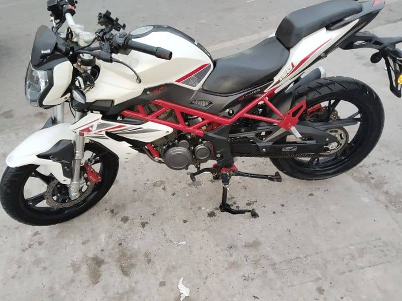 Benelli TNT 150i 2022 model Panjab number lush condition 1