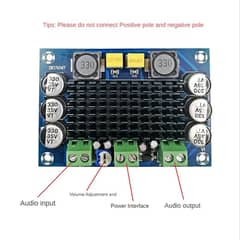 100W TPA3116D2 Mono Amplifier Board Class DC 12V-26V Digital Audio Po