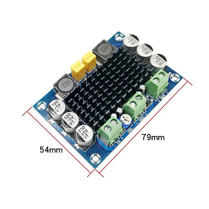 100W TPA3116D2 Mono Amplifier Board Class DC 12V-26V Digital Audio Po 4