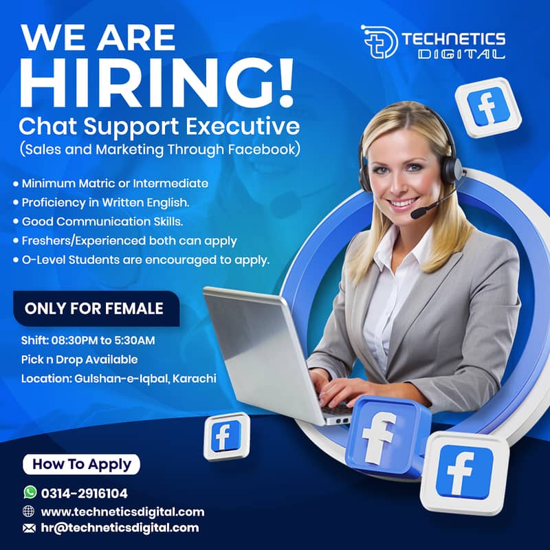 Chat Support Executive (Sales and Marketing Through Facebook Campaign) 0