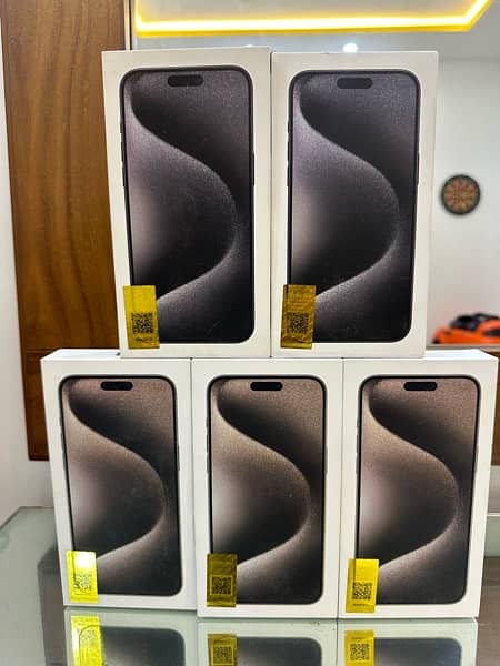 Apple iPhone 15 Pro Max 256GB Pta approved Box pack Non active 0