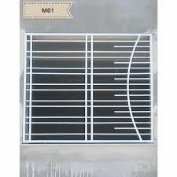 Safety Grills,Main Gates,Glass & steel Railings,Aluminum windows Fiber 4