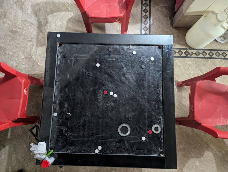 Carrom board of uv sheet (48×48) black 2