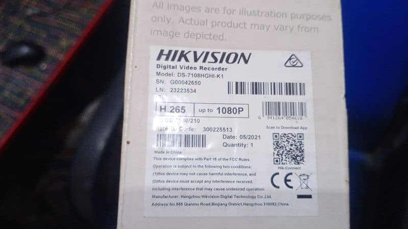 hikvision 8 chanel dvr and color cameras 4