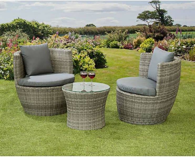 4 Seater Patio Rattan Sofa Set 18