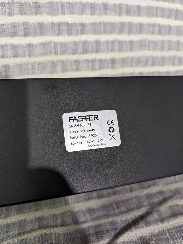 Faster sound Bar Z5 (12w*2) 5