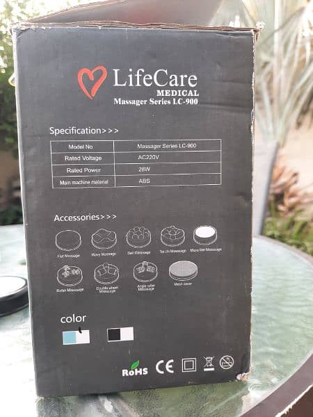 Lifecare rechargeable body massager machine like new for sale 12