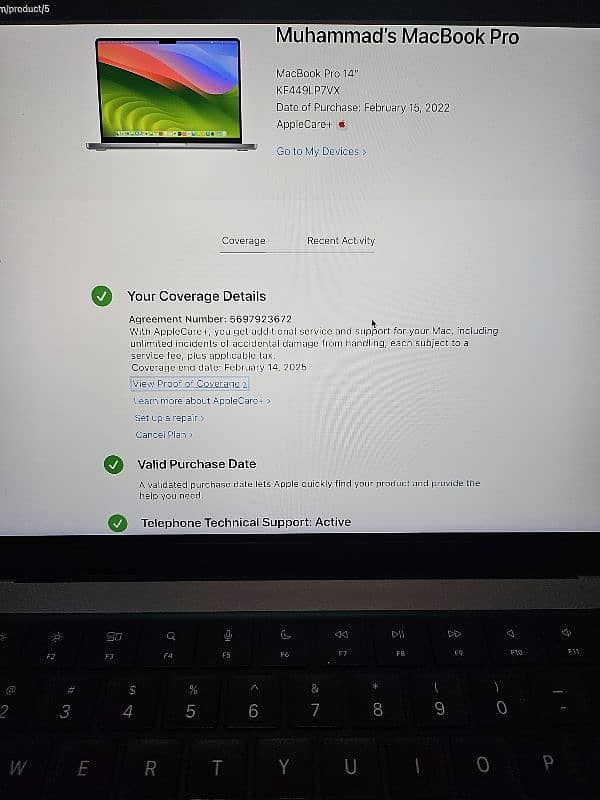 MacBook M1 PRO 8