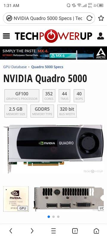 Nvidia graphics card 0