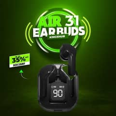 Brand New Air 31 Earbuds with Silicone Pouch are wireless earbuds