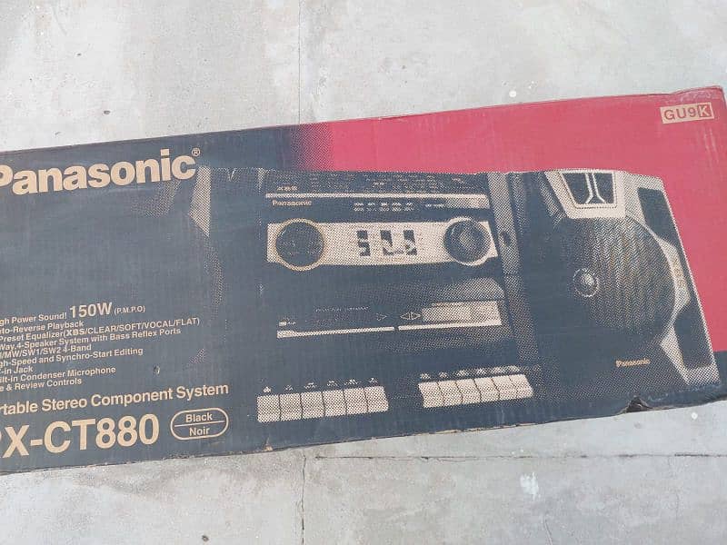 Brand new Panasonic double casste player 0