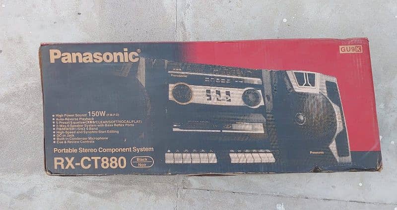 Brand new Panasonic double casste player 3