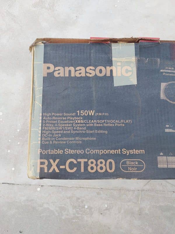 Brand new Panasonic double casste player 7