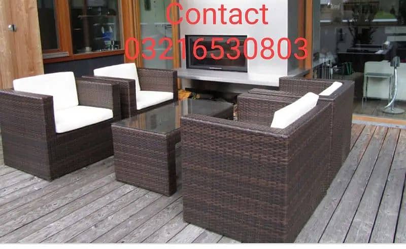 outdoor garden Rattan furniture Rattan sofa seat Rattan chairs 11