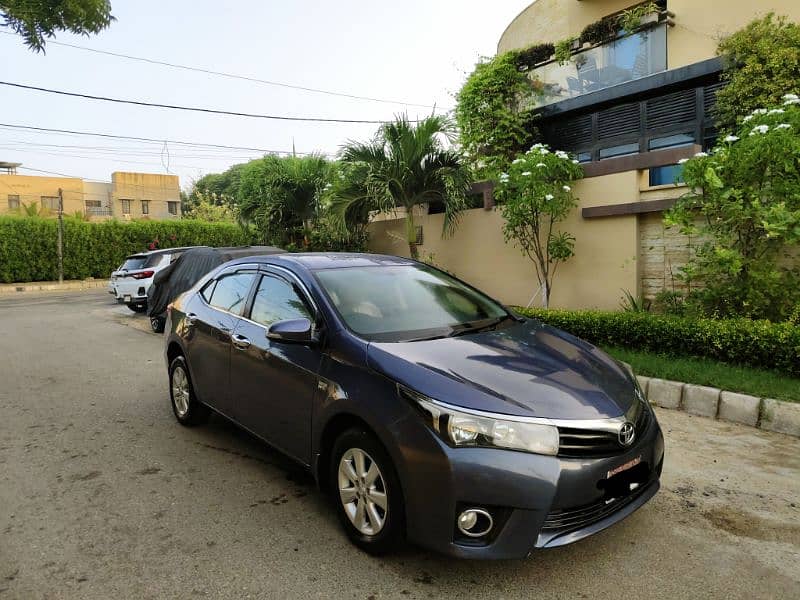 TOYOTA COROLLA ALTIS (AUTO) 1.6cc MODEL 2016 ORIGINAL STRONG BLUE COLR 0