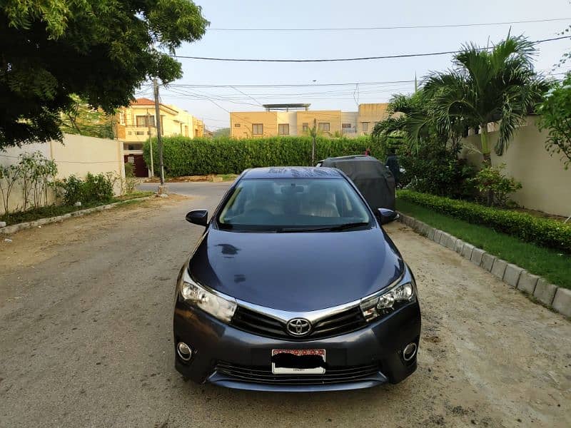 TOYOTA COROLLA ALTIS (AUTO) 1.6cc MODEL 2016 ORIGINAL STRONG BLUE COLR 1