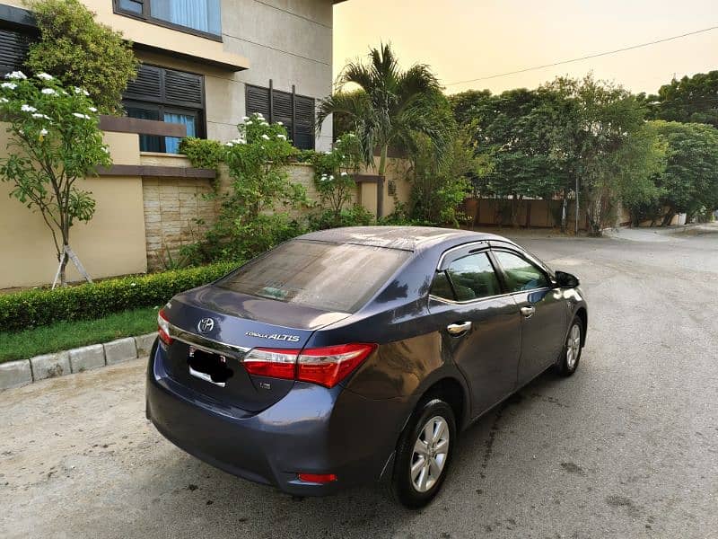 TOYOTA COROLLA ALTIS (AUTO) 1.6cc MODEL 2016 ORIGINAL STRONG BLUE COLR 5