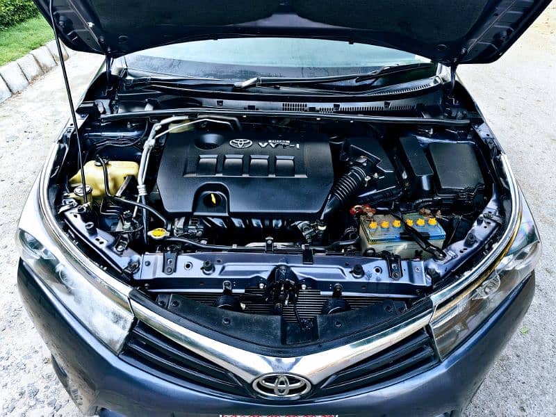 TOYOTA COROLLA ALTIS (AUTO) 1.6cc MODEL 2016 ORIGINAL STRONG BLUE COLR 8