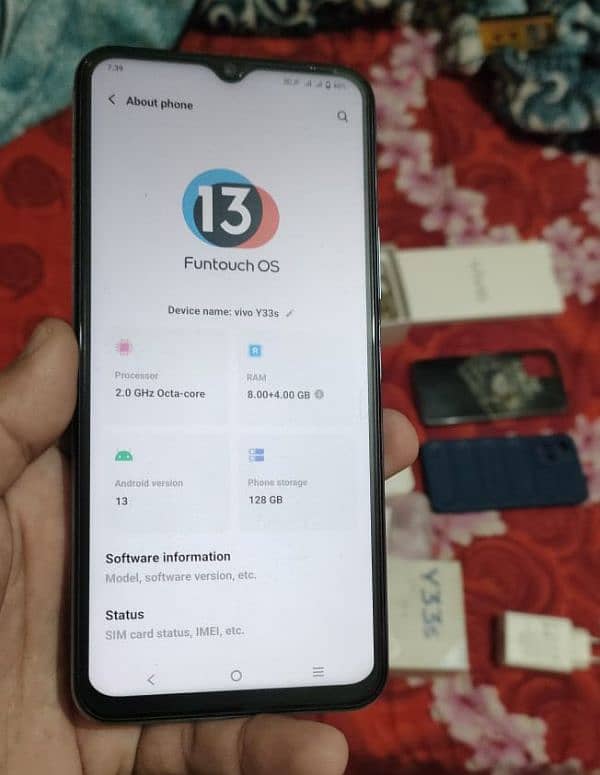 Vivo Y33s 8,128 10/10 2