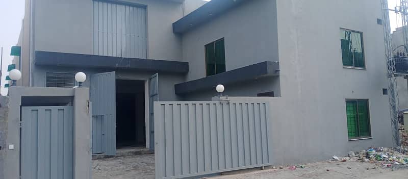 2 Kanal Double Story Brand New Factory Available For Rent. 0