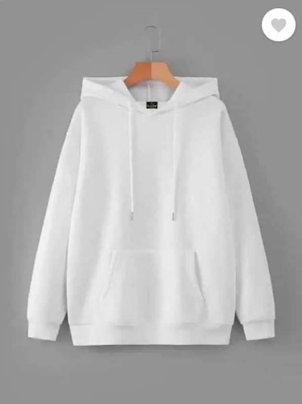 1 pc men’s Fleece plain Hoodie 0