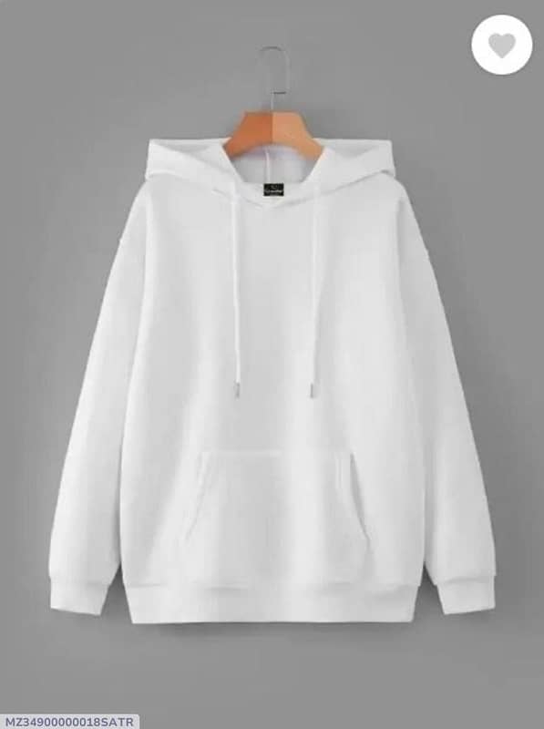 1 pc men’s Fleece plain Hoodie 4