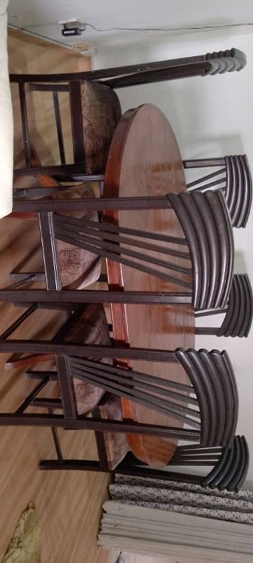 6 chairs dining table 2