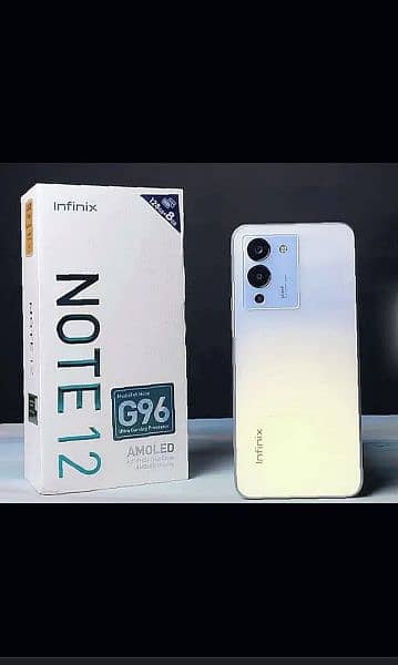 infinix note 12 8+5 128 pta approve with box 5